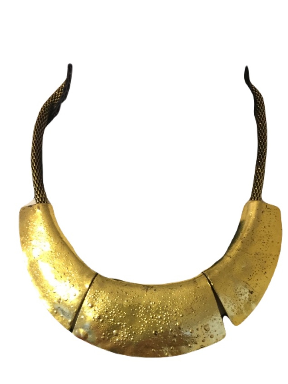 ANTIQUE GOLD & BLACK CHOKER